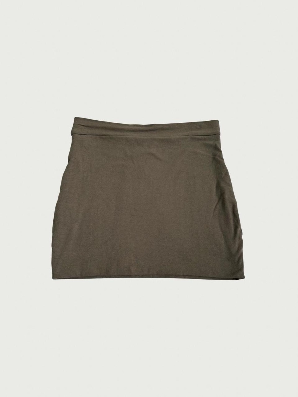 Army Green Bodycon Mini Skirt